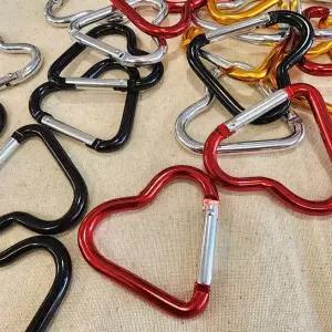 하트 카라비너 DIY 키링 부자재 고리 걸이
