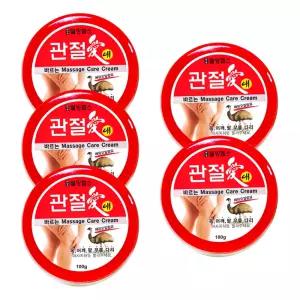 웰빙헬스 바르는 마사지크림 관절애 100g 5개