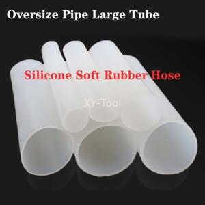 1미터 실리콘  고무 호스 두께 2mm 빅사이즈 파이프 대형 튜브 내부 직경 20-200mm 산업용 등급 내성 고온