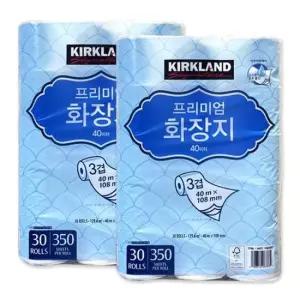 커클랜드 시그니춰 프리미엄 화장지40m(30롤)x2