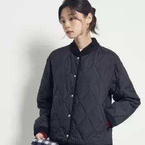 빈폴 니트 배색 소프트 다이아 패딩 - 블랙 BF5938C025 BF5938C025-EB 511309