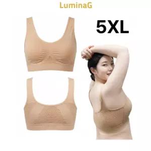 빅사이즈 메쉬 노와이어 브라 5xl 임산부 수유 고신축