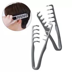 푹신한 스타일링 빗 볼륨마이징 넓은 치아 헤어 브러시 컬링 도구 푹신한 뿌리 헤어 솔기 커버 앞머리 미용