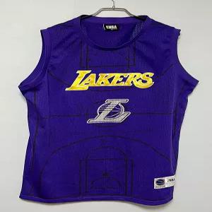 NBA LA레이커스 코트라인 메쉬 남자 농구 져지 나시 XL 105