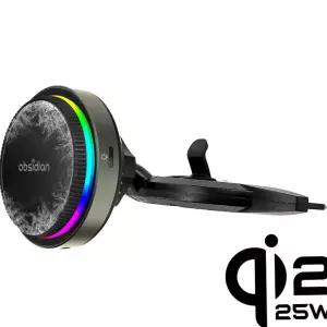 거치대 차량용 CD슬롯 핸드폰 고속 무선충전 맥세이프 Qi2 25W e쿨링