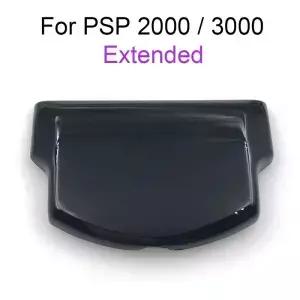 소니 PSP 2000 3000용 검정색 확장 배터리 도어 뒷면 커버 케이스