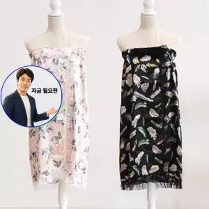 지금 필요한 웨어 목욕 샤워 골프 가운 골프장 여성잠옷원피스 슬립 로브 필수품