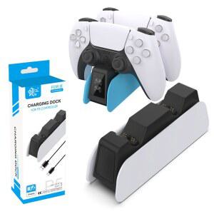 듀얼센스거치대 듀얼 핸들 충전 독, 디스플레이, 스탠드, PLAYSTATION5 DUALSENSE P5022 충전기 KJH 스테이션