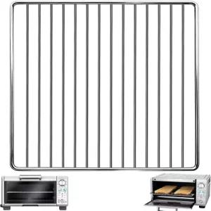 Breville BOV450XL 미니 스마트 조리대 오븐 및 토스터 GCQ 와이어 랙 11.5 ×10.3 스테인리스 그릴 베이킹