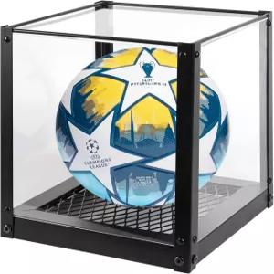 JACKCube 디자인 아크릴 축구공 디스플레이 케이스 축구 농구 배구 기념품 수집품을 위한 금속 메시