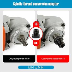 앵글 그라인더 나사 변환 어댑터 M10 M14/M16 너트 연결봉 내부-외부 전동 공구 DIY 액세서리