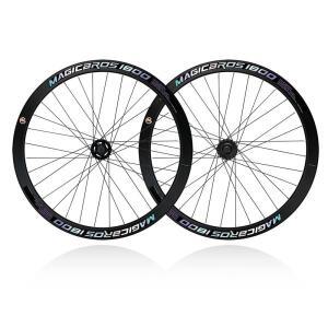 40MM 반사 고정 기어 자전거 Wheelset 알루미늄 단일 속도 블랙 Fixie 바퀴세트