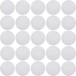 Parliky 흰색 종이로 만든 원형 그리기 골판지 50장 세트 그림 작품이나 DIY 클리핑 노트에 최적화된