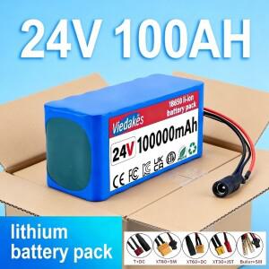 2026년형 신형 24V 100Ah 7S3P 21700 리튬 배터리 팩(전동 휠체어 스쿠터용) 4000+ 사이클 대용량+경량