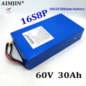 고출력 리튬 배터리 팩 다양한 운송 차량한 16S8P 1000-3000W 60V 30Ah 18650
