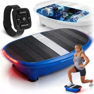 Lifepro CosmoPlate/VibranceX 블루투스 또는 LED 모델이 탑재된 진동 플레이트 모터 리모컨 미끄럼 방지