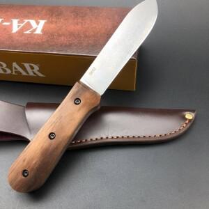 TRSKT 베커 케파트 BK62 헌팅 나이프 풀탱 246mm 1095 크로바니스강 나무 손잡이 캠핑 생존 구조