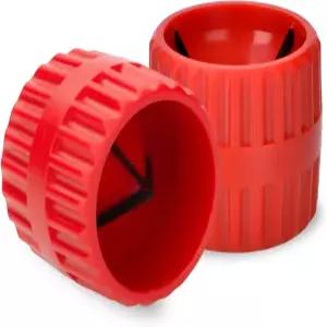 PVC PPR 구리 황동 알루미늄 파이프용 내부외부 리머 튜빙 챔퍼 공구 2팩 157인치/40mm
