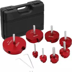 8PCS PVC 파이프 리머 플라스틱 피팅 배관 도구 키트 표준 1/2인치 드릴에 장착된 PPR75 및 되어