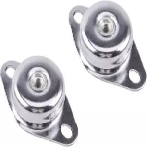 2pcs M10 벨 타입 진동 마운트 압축전단 컵 댐퍼 솔레이터 고무 쇼크 업소버 브래킷 트 패드 피트