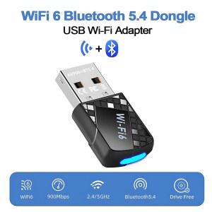 블랙박스동글이 IN WIFI6 AX900 어댑터 네트워크 900MBPS 리시버 블루투스 카드 5GHZ 4G 와이파이 USB 윈도우1011용 동글 밴드 듀얼 무선