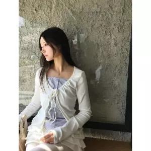 OWNSER 에이프릴 체크 레이어드 가디건 (2 Colors) 2333416