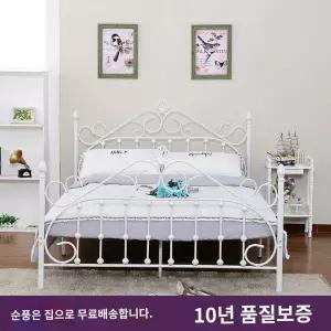 침대 퀸 철제 킹 프레임 슈퍼싱글 유럽풍 엔틱