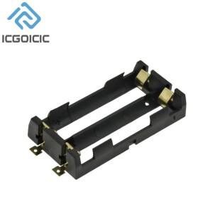 18650 SMT 배터리 거치대 SMD 박스 보관 케이스, 브론즈 핀 컨테이너 보조배터리, 충전식 1x2x3x4x