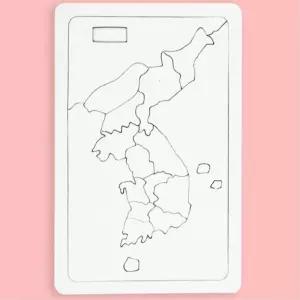 초등 역사수업 활동용 꾸미기 지도퍼즐 10개 교육완구 방학숙제 창의력 융합사고 문센