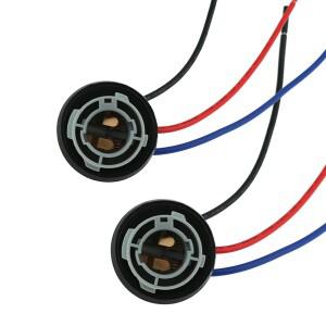 2Pcs 1157 Bay15d 소켓 어댑터 T15 W16W Ba15s P21W 램프 홀더 기본 배선 하네스 자동차 조명 액세서리