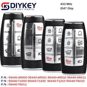 DIYKEY 95440-AR000 /AR001 /T1000 /T6010  호환 제네시스 GV70 스마트 리모컨 키