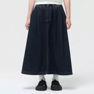 리 LEE RAW 벨트 플레어 스커트