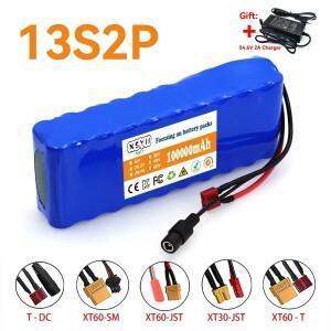 호환 48V 100Ah 전동 스쿠터 배터리 500W 시티코코 BMS 포함  폴딩카 13s2p 리튬 팩