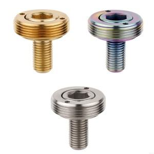 MXLD 8x15mm 자전거 크랭크 볼트 사각 테이퍼 하단 브래킷 고정 나사 티타늄 합금 내구성