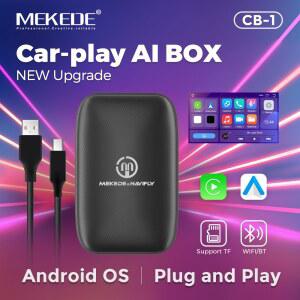 카플레이 네비게이션 carplay MEKEDE 무선 및 유선 카플레이 안드로이드 오토 어댑터 Ai 박스 유니버설 차량용 넷플릭스 유튜브 미러링 지원