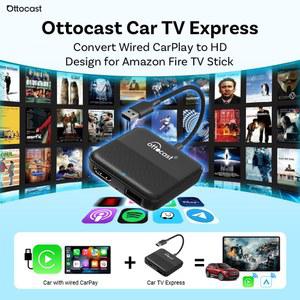카플레이 네비게이션 carplay 오토캐스트 카 TV 메이트 맥스 익스프레스 4 in 1 무선 카플레이 안드로이드 오토 유선 디스플레이포트 장치 화면 미러링 TV 스틱 차량용