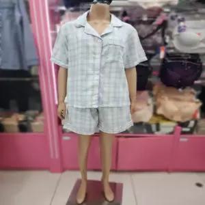 댑 세이브존04 썬데이 블루쿨 썸머 바지포켓 커플 남녀공용잠옷세트 GPJ7304 (51151114)