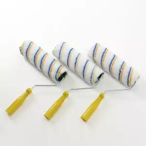 무지개표 페인트 롤러 벽롤러 3p세트(22cm) (옐로우)