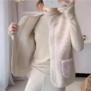 후리스 뽀글이 여성 조끼 캐주얼 따뜻한 느낌 초경량