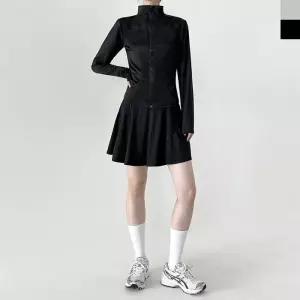 KWW 1007 플레어 커버업 투인원 쇼츠 스커트