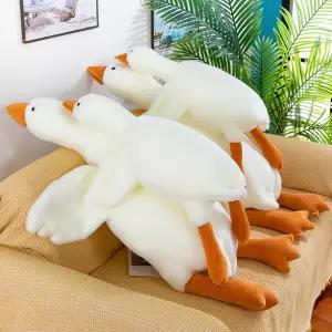 대형 인테리어 쿠션 거위 인형 45cm 구스 오리 거위인형 애착인형 대형쿠션 구스인형 인테리어 새인형