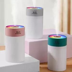 JU 차량용 탁상용 라이닝 LED 가습기 그라데이션 무드등 조명