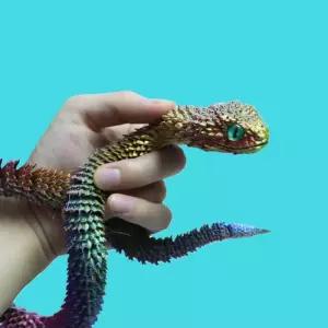 3D 프린트 관절 뱀 스네이크 프라모델 피규어 키덜트 인쇄 프린터 파충류