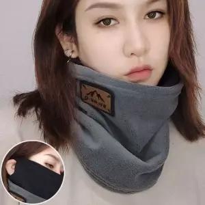 남성 투웨이 마스크 이어홀 넥워머후드 겨울 여성 귀걸이 넥워머