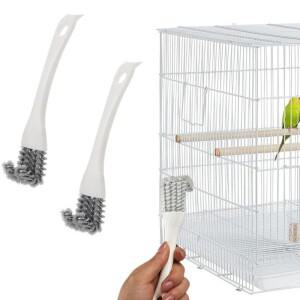 1pc 새장 청소 브러시 도구 새 똥 제거제 앵무새 새끼 앵무새 위생 액세서리