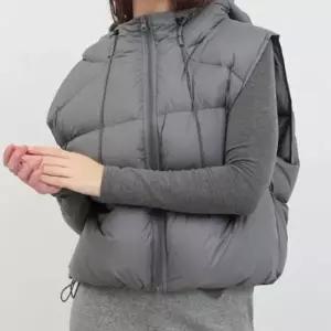 [하프클럽/]여성 조끼 패딩 경량 패딩조끼 퍼프 디자인 겨울 홈웨어 홈웨어