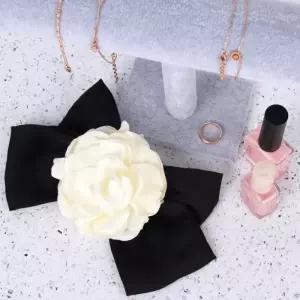 올드로즈 꽃 코사지 아이보리 8cm