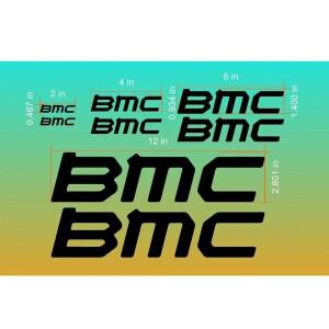 BMC 자전거 사이클링 프레임 비닐 다이 컷 스티커 데칼 세트 색상 선택