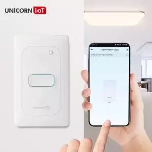 유니콘IoT 1구 스마트 벽스위치 무선원격제어 TS-SW1