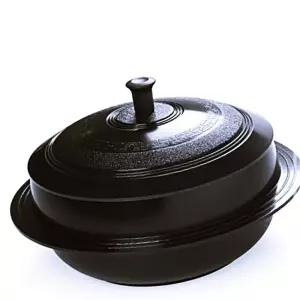 IKW8C066A 키친아트 누룽지 찌개 24CM 대형 통주물무쇠 무쇠솥 미니 주물 가마솥 냄비 뚝배기 돌솥 밥솥